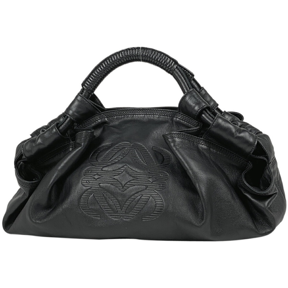 Loewe Nappa Aire Anagram Handbag Leather Black